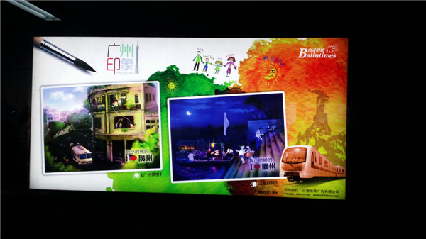 平面開啟拉布燈箱